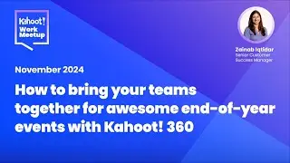 How to create awesome end-of-year events with Kahoot! 360 | Employee appreciation