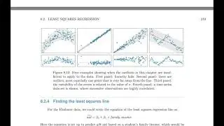 OS4 Section 8.2 Least Squares Regression -- Overview by an Author