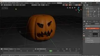 Blender Make Pumpkin Part 3 Blender 2.8