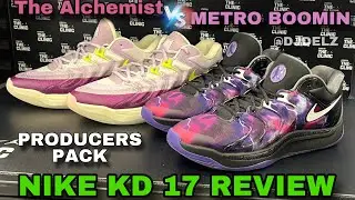 Nike KD 17 The Alchemist VS Metro Boomin Sneaker Review (The Producers Pack)