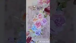 ASMR DIY Iridescent Bookmark Part 1 #asmr #shorts #diy