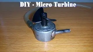 How To Make a Micro Turbine From Motor 5v