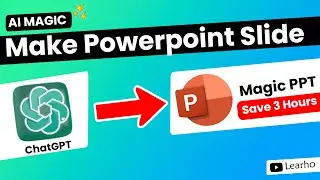 Make PPT in Just 5 MINUTES using ChatGPT || Quick and Easy PowerPoint Creation Tutorial