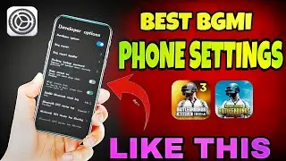 BEST BGMI PHONE SETTINGS 🤑 ||Mobile Developer options Settings