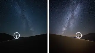 How I Edited A Night Sky Light Painting Photo By Eric Paré and Kim Henry