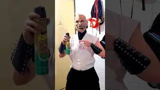 Smoke's allergic to his own Smoke! 💨🚭Will he wear his gas mask from #MK1?! (Parody) #mortalkombat