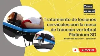 Tratamiento de lesiones cervicales con la mesa de tracción vertebral Platinium 3D de Technomex