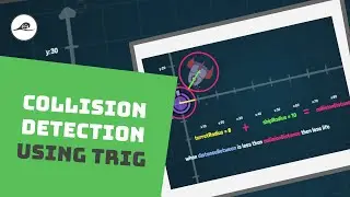 Collision Detection in Scratch Using Pythagoras Theorem