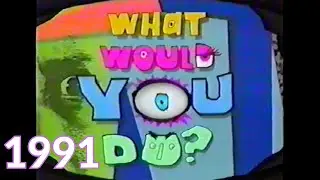 What Would You Do? 1991 Full Episode with 1993 Commercials Nickelodeon
