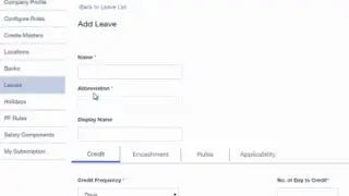 Leave Configuration in QuickBooks Payroll