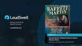 October 9th, 2021 - Barrett Martin: Stillpoint Book & Album Release Show (8pm PDT)