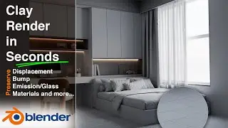 Clay Renders in Blender