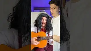 Повторил Трюк с сигареткой и гитарой! 