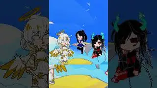 This took me two days 😭 #gachalife2 #shorts #devil #angel