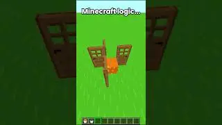 Minecraft Logic... (はいよろこんで) #shorts
