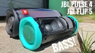 JBL PULSE 4 VS. JBL FLIP 5 | BASS TEST !!! 100% VOLUME