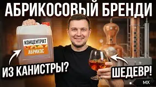 ШИКАРНЫЙ АБРИКОСОВЫЙ БРЕНДИ #мужскоехобби #самогон #бренди #обзор #домашнийвиски
