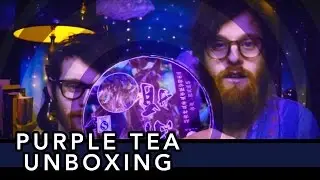 Tea With The Twins ASMR : Purple Tea Unboxing [Crinkling] [Tea] [Porcelain]