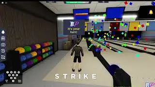 Aim glitch at valley alley be Like(Roblox paradise Bowling)