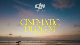 DJI OSMO POCKET 3 : CINEMATIC VLOG with DLOG-M - KAMERA INI MINDBLOWING!?!! Bahasa Indonesia