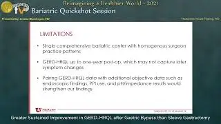Greater Sustained Improvement in GERD-HRQL after Gastric Bypass than Sleeve Gastrectomy