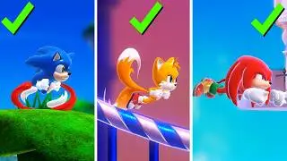 Sonic Movie and Sonic Superstars HAVE SWITCHED ROLES! 🎬 Sonic Superstars mods Gameplay
