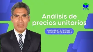 1.6 Análisis de precio o costo unitario de una partida