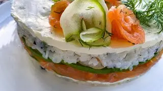 VERY BIG😂😂😂sushi roll 🥢🍱. Salad Lazy sushi rolls for the holiday table & on weekdays for a good mood