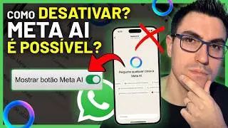 COMO DESATIVAR META AI (INTELIGÊNCIA ARTIFICIAL) do WHATSAPP? É POSSÍVEL?