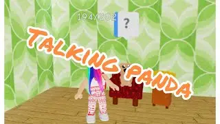 TALKING PANDA FIND THE PANDAS ROBLOX