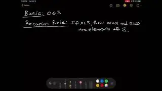 Recursive Sets Example 1