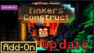 Minecraft Bedrock add on update Tinkers Construct update 5