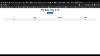 Grocery List using Firebase Realtime database