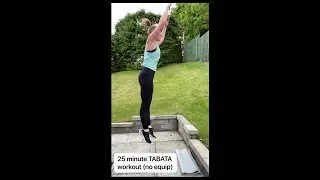 WEEK 1 - Workout 5 - 25 min TABATA (no equip)