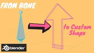 How to make custom shapes for bones in blender3d