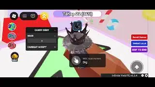 [FREE UGC]CANDY OBBY&HUNTER GOLD - SKIP STAGE OBBY SCRIPT