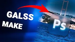 How to Make transparency Glass Effect in photoshop