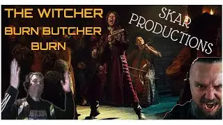 Reaction | Реакция | The Witcher - Burn Butcher Burn (Epic Metal Cover by Skar Productions)!