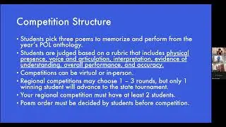 Indiana Poetry Out Loud Webinar
