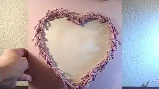 Dollar Tree Spring Heart SIGN DIY
