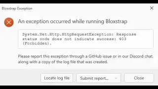 how to OFFICIALLY fix error 403 on Bloxstrap