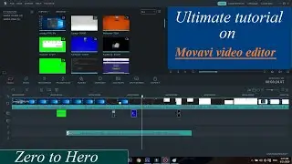 complete Movavi video editing tutorial for absolute beginners | Hindi / urdu 2020