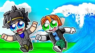Roblox SURVIVE the GIANT WAVE!