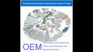 Semi-tubular rivet production video