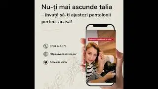 AI PANTALONII LARGI ÎN TALIE?