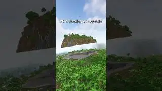 Building an island with a pirate fortress base in minecraft #minecraftbuilding
