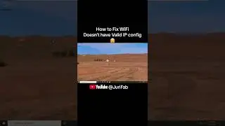 How to Fix Wi-fi Doesn’t Have A Valid IP Configuration? 