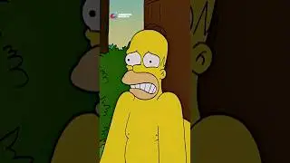 Безумный богач устроил на меня охоту, но я его успокоил😐 #симпсоны #simpsons #shorts