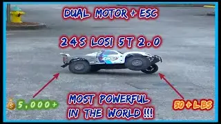 Taking Delivery of the most POWERFUL RC Truck in the WORLD! 24s Losi 5T 2.0 - *FIRST TEST DRIVE*