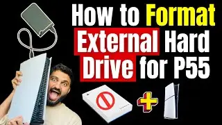 How to Format External Hard Drive as Extended Storage on PS5 ⚡